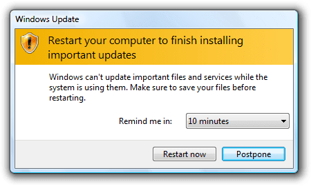 Restart your computer