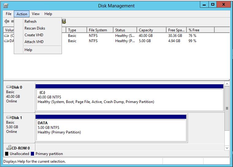 Q - Second Node Rescan Disks