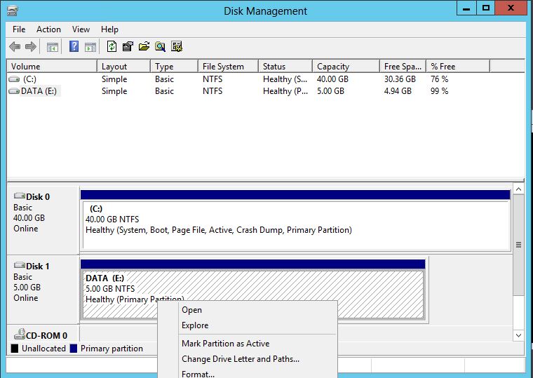 S - Second Node Rename Drive Letter