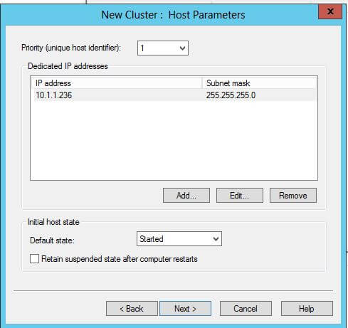 LE - Host Parameters