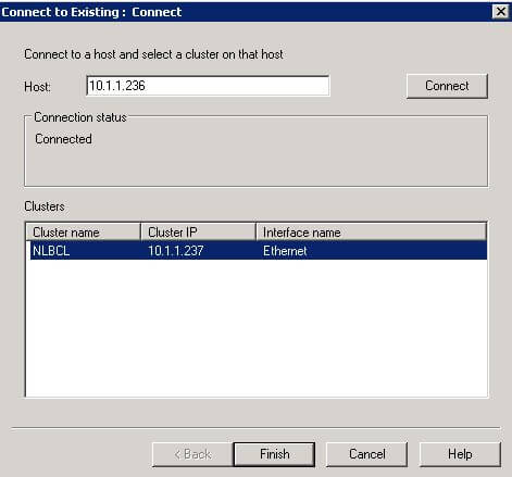 MB - Connect to the First NLB Cluster Node