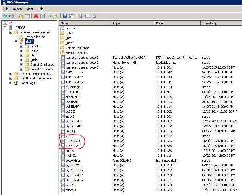 N - DNS HOST Entry