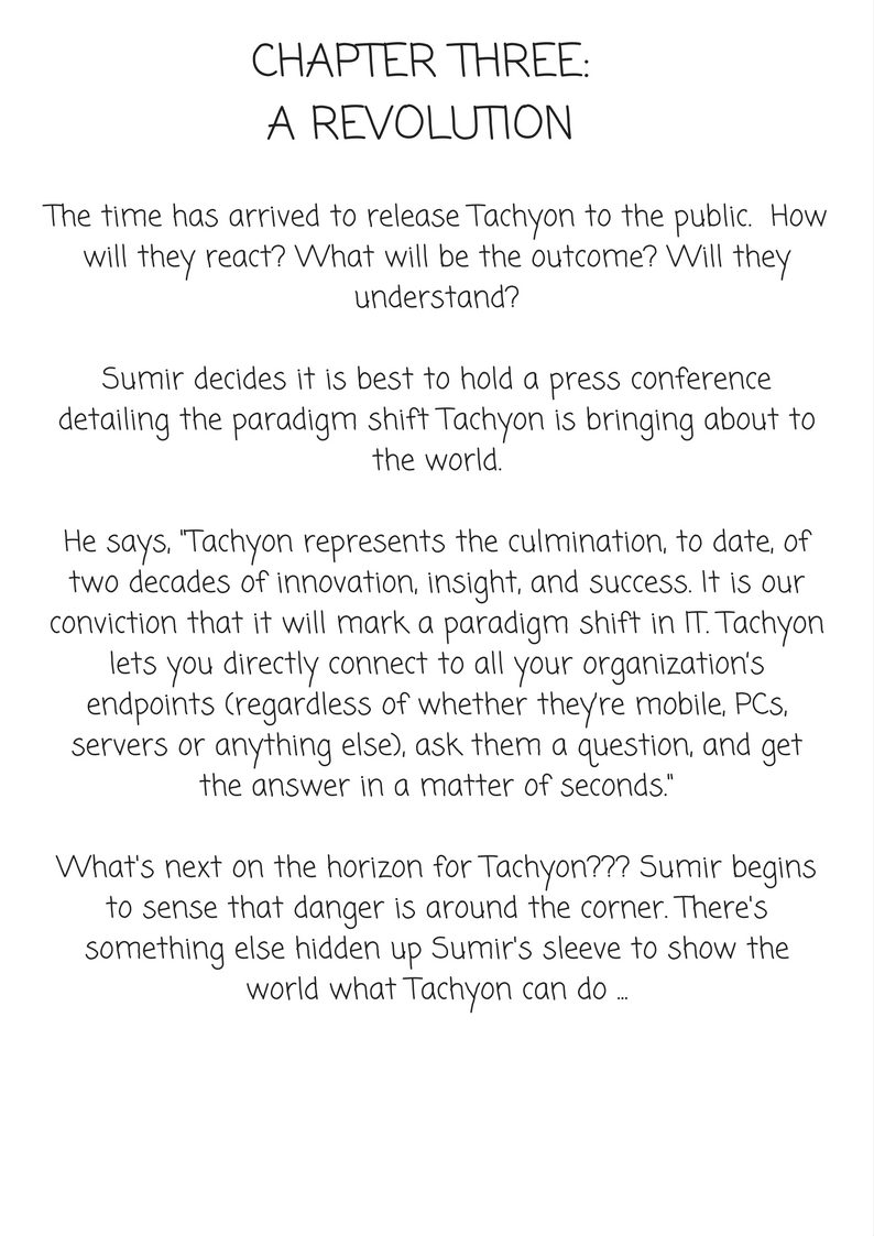 tachyon novel chapter three