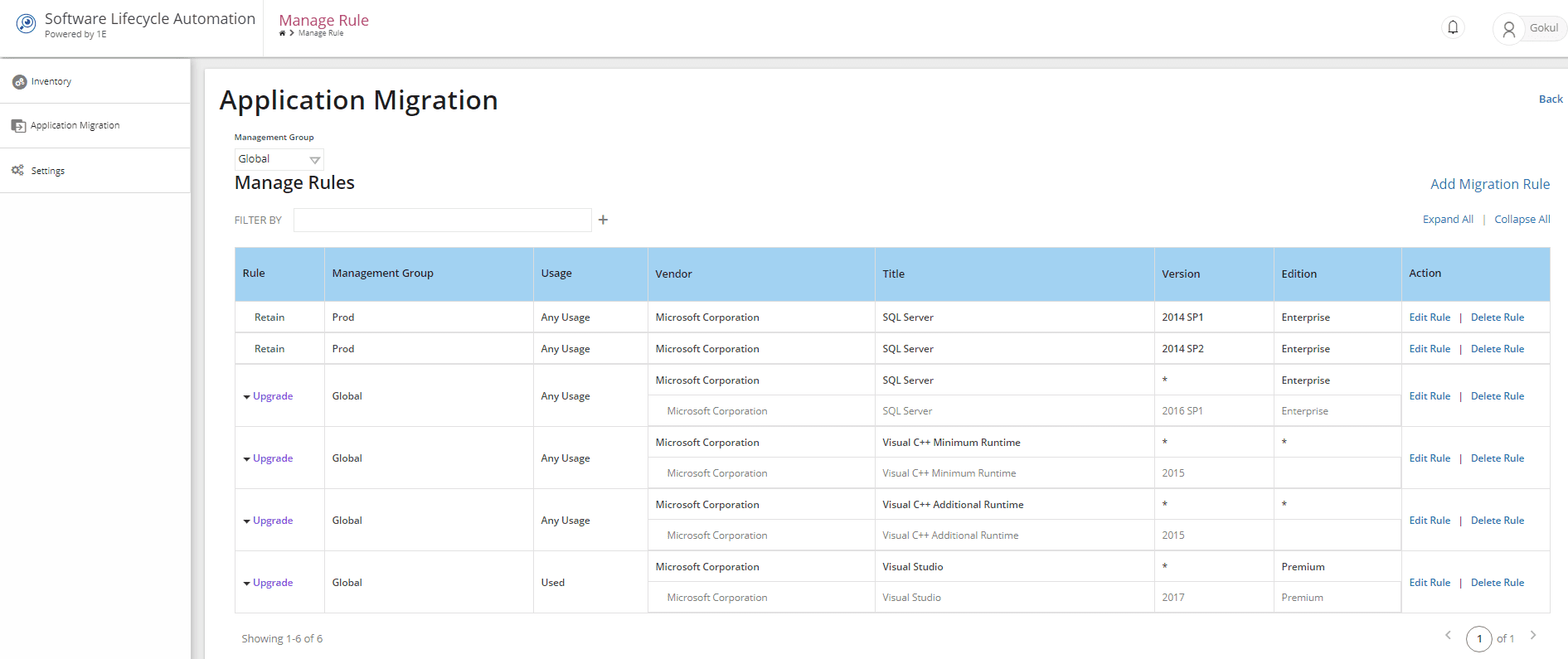 application migration 